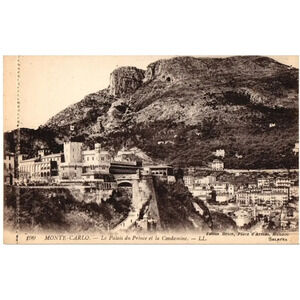 199 Monte-Carlo. - Le Palais Du Prince Et La Condamine. Ll. Monaco Postcard
